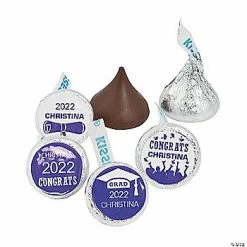 Cheap ❤️ Personalized Graduation Hershey’s® Kisses® Stickers - 60 Pc. 🛒