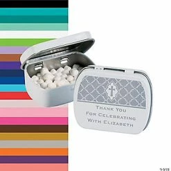 Coupon 👍 Personalized Cross Mint Tins - 24 Pc. ✔️