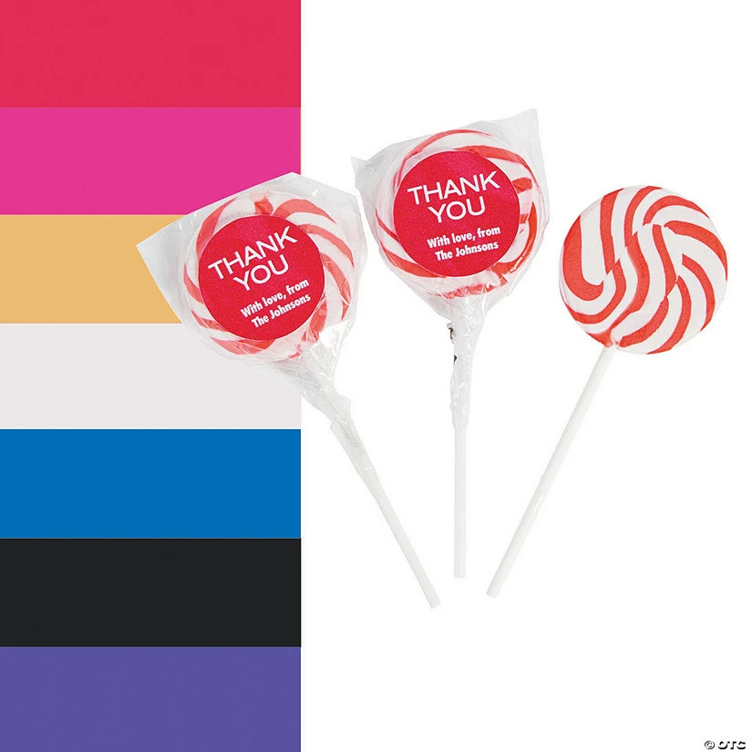 Best reviews of ๐ Personalized Thank You Swirl Lollipops - 24 Pc. ๐ 2 Best reviews of ๐ Personalized Thank You Swirl Lollipops - 24 Pc. ๐ - Image 2