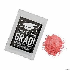 Promo 😉 Personalized Graduation Popping 🍬 Candy Packs - 36 Pc. ✔️