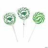 New 🎉 Personalized Green Graduation Swirl Lollipops - 24 Pc. 🔔