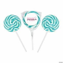 New 🔥 Swirl Lollipops - 24 Pc. 🔔 -Graduation Candy Sales Shop aqua blue swirl lollipops 24 pc 5 1487 ip