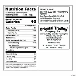 Brand new ✨ Mini Twisty Lollipops - 24 Pc. 😍 -Graduation Candy Sales Shop blue mini twisty lollipops 24 pc 13640406 a05