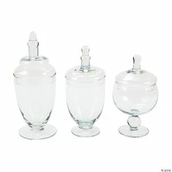 Deals 🧨 Glass Jar Set - 3 Pc. 😉