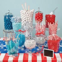 Deals 🧨 Glass Jar Set - 3 Pc. 😉 -Graduation Candy Sales Shop glass jar set 3 pc 3 1900c a03