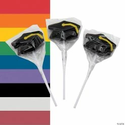 Best deal 🧨 Graduation Mortarboard Hat Suckers - 12 Pc. ⭐