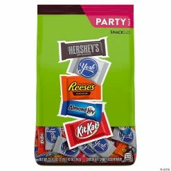 Top 10 🔔 HERSHEY'S Assortment Milk Chocolate, Reese's, Almond Joy, Kit Kat, York Pattie Stand Up Bag, 33.43 oz ⌛