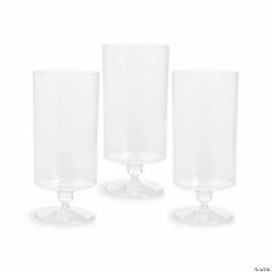 New 😀 Large Clear Cylinder Jars - 3 Pc. 👏