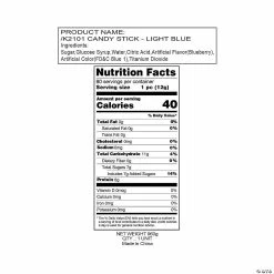 Graduation Candy Sales Shop -Graduation Candy Sales Shop light blue hard candy sticks 80 pc k2101 a05