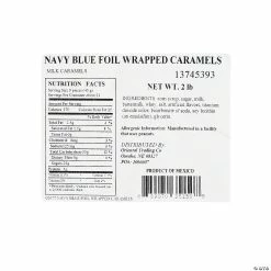 Graduation Candy Sales Shop -Graduation Candy Sales Shop navy foil wrapped caramels 189 pc 13745393 a05