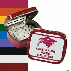 Cheap 😉 Personalized Graduation Mint Tins - 24 Pc. 😀