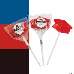 Brand new 😉 Personalized Graduation Mortarboard Hat Lollipops - 12 Pc. 🔔