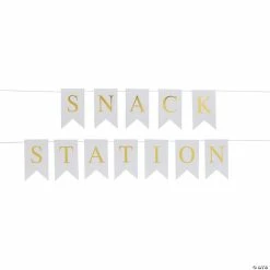 Outlet 😉 Snack Station Pennant Banners - 2 Pc. 😍